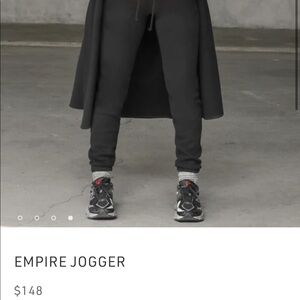 Joan Brown black sweatpants